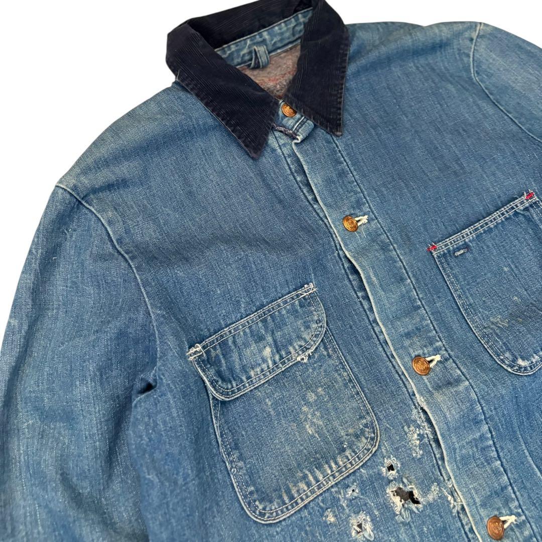 60’s USA製 Wrangler ボロ デニムカバーオール