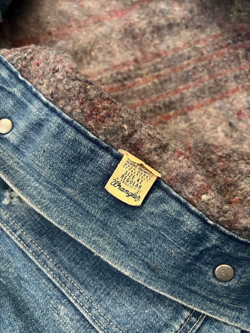 60’s USA製 Wrangler ボロ デニムカバーオール
