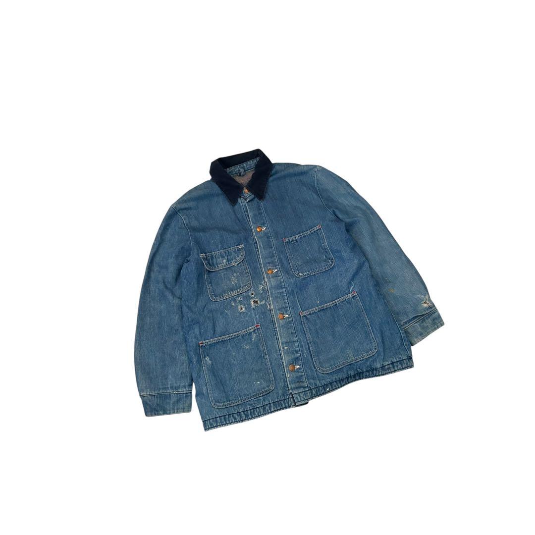 60’s USA製 Wrangler ボロ デニムカバーオール