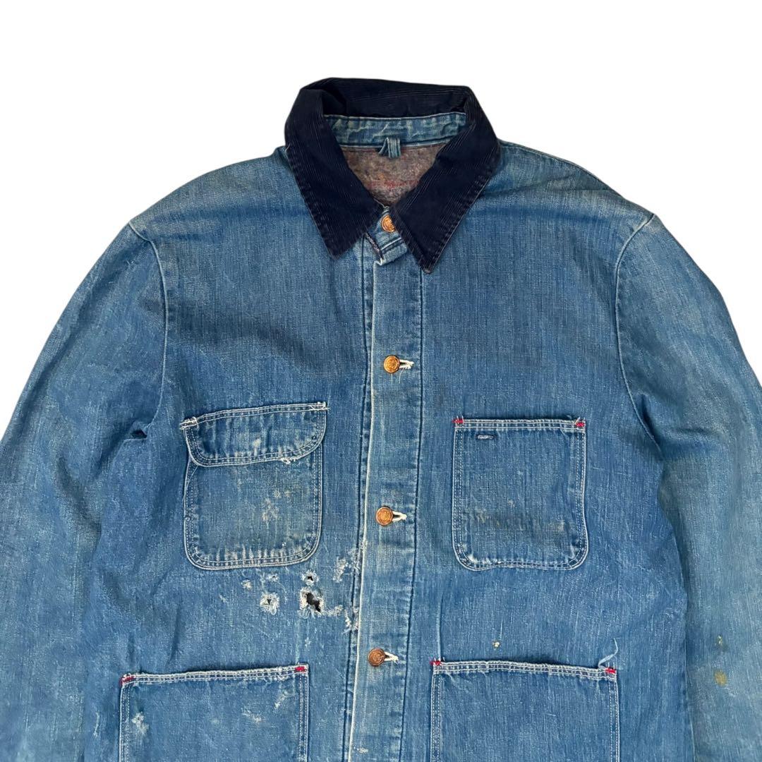 60’s USA製 Wrangler ボロ デニムカバーオール
