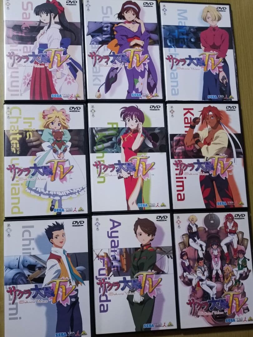 サクラ大戦TV 1〜9巻セット　DVD