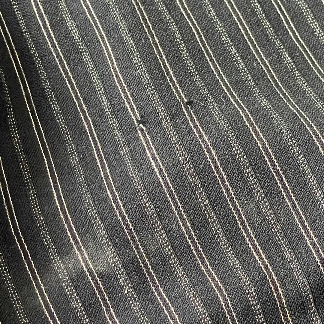 40-50s フレンチワーク ストライプ ブラック ファーマーズ W31