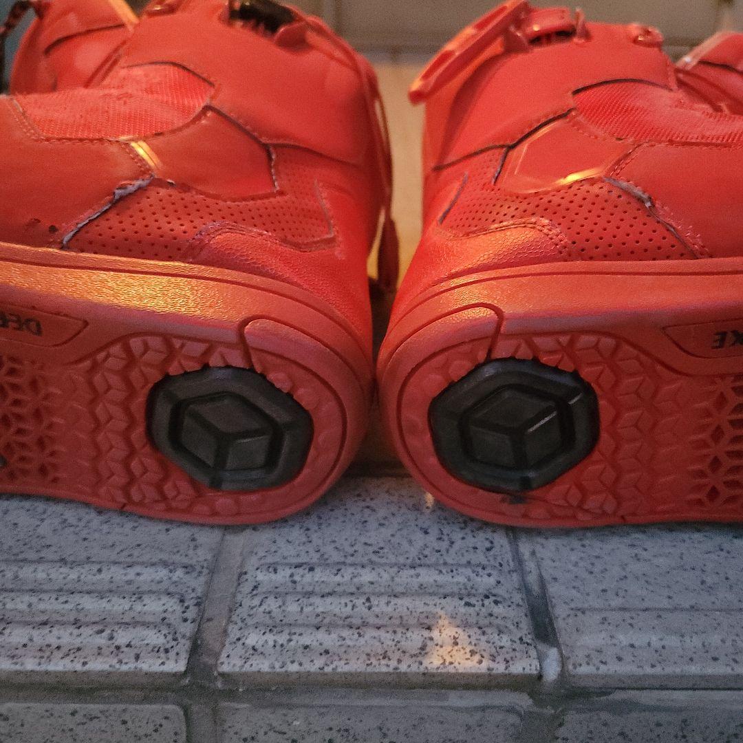 DEELUXEスノボ用ブーツ 赤