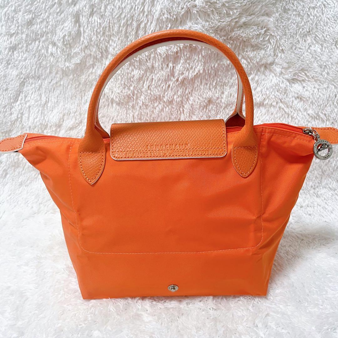 【春にピッタリ⭐︎】LONGCHAMP ロンシャントートオレンジ 極美品
