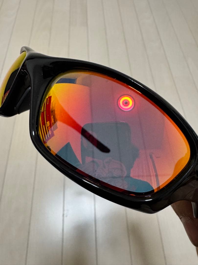 oaklay straightjacket ストレートジャケット　ルビーレンズ