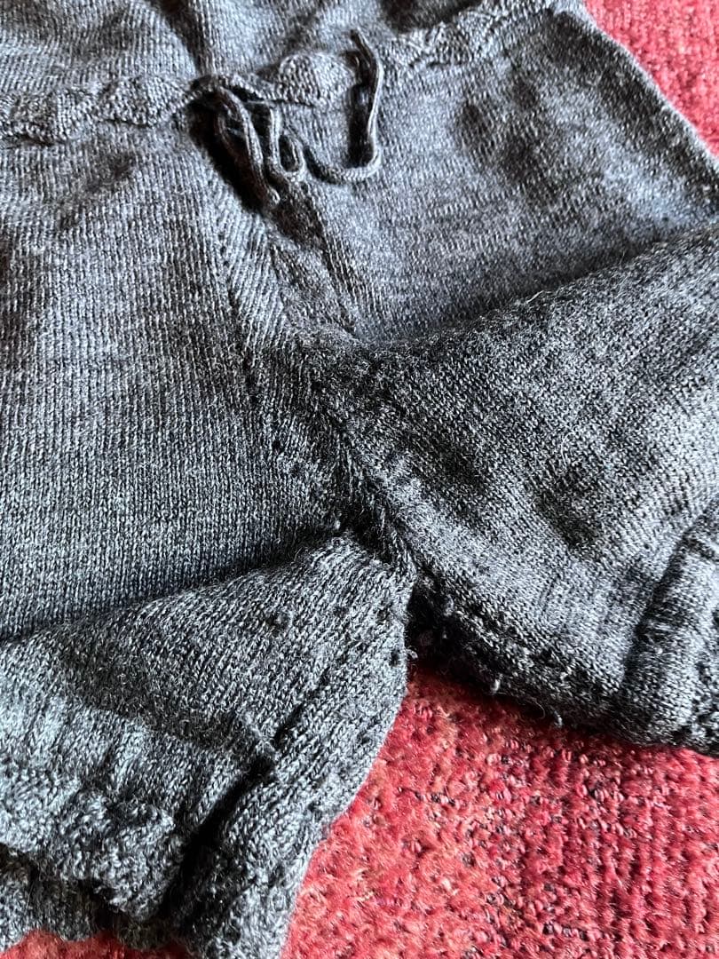 tao COMMEdesGARCONS ウールサロペット グレー S