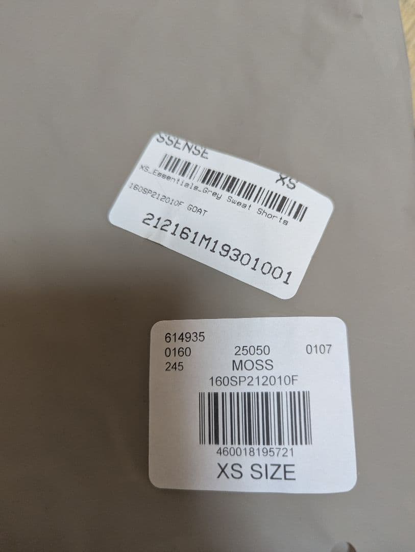 FOG ESSENTIALS　 SWEAT SHORTS XS