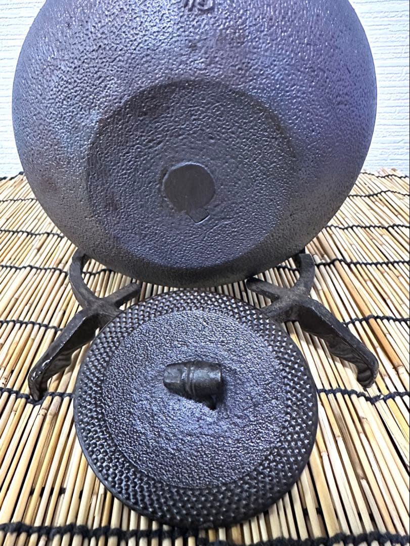 ＵＳＥＤ、良品　南部秀山堂　佐藤 勝弘作　１５型アラレ　en様売約済み