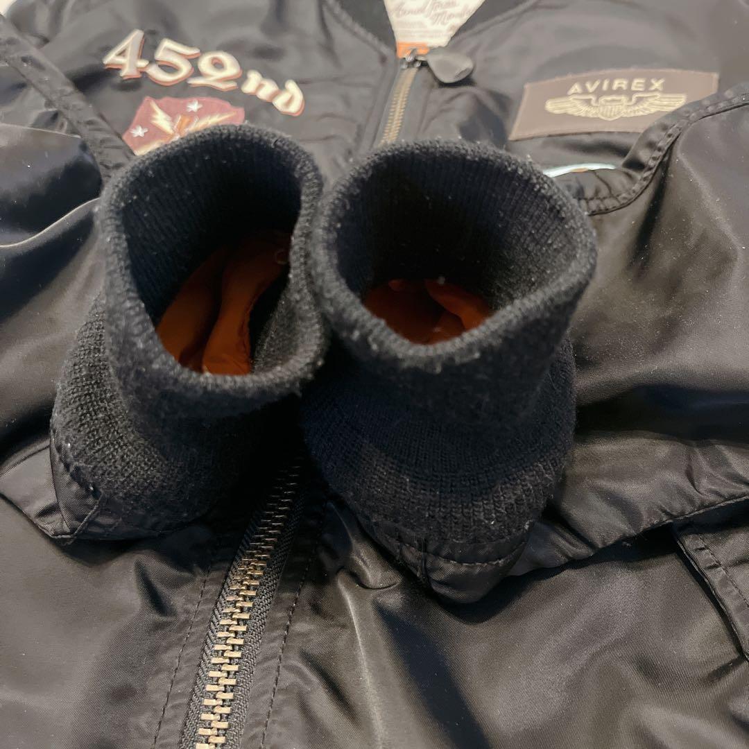 AVIREX 452nd U.S. Air Force イーグル刺繍 MA-1