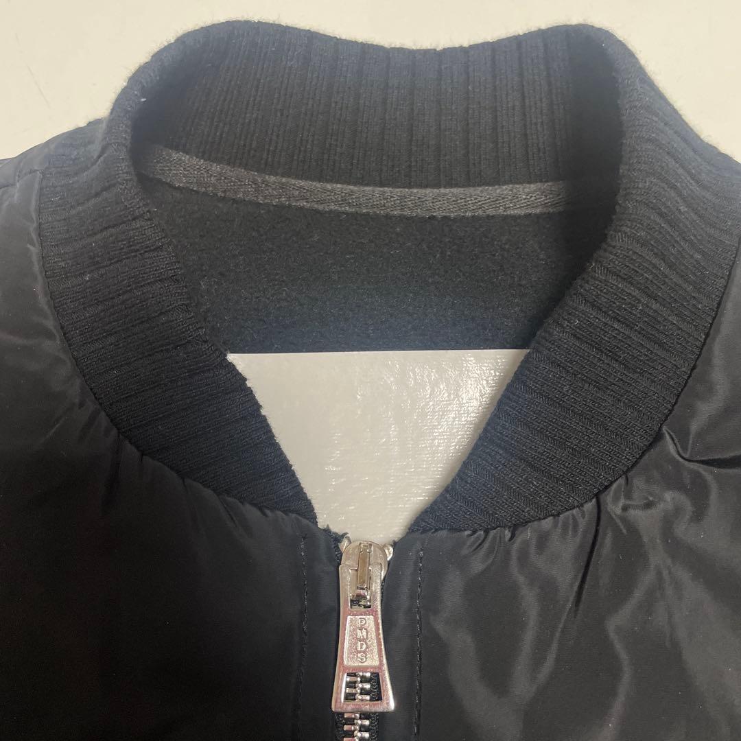 新年値下げ　イタリア製　PMDS MA-1ジャケット　ブラック