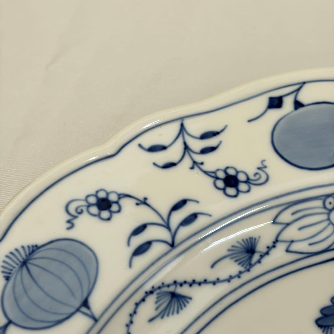 【1119M5】マイセン ブルーオニオン プレート 大皿