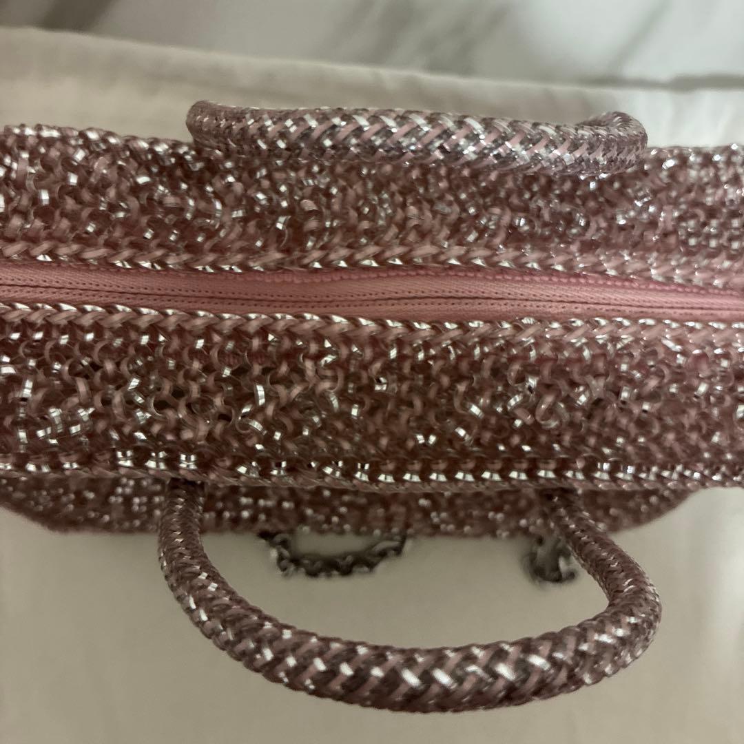 アンテプリマ ANTEPRIMA ボクシー　スモール　ワイヤーバッグ　ピンク