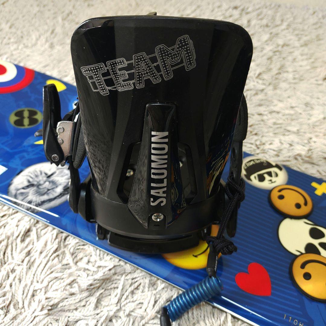 【110cm】ELAN SALMON スノーボード　ビンディング　キッズ　エラン