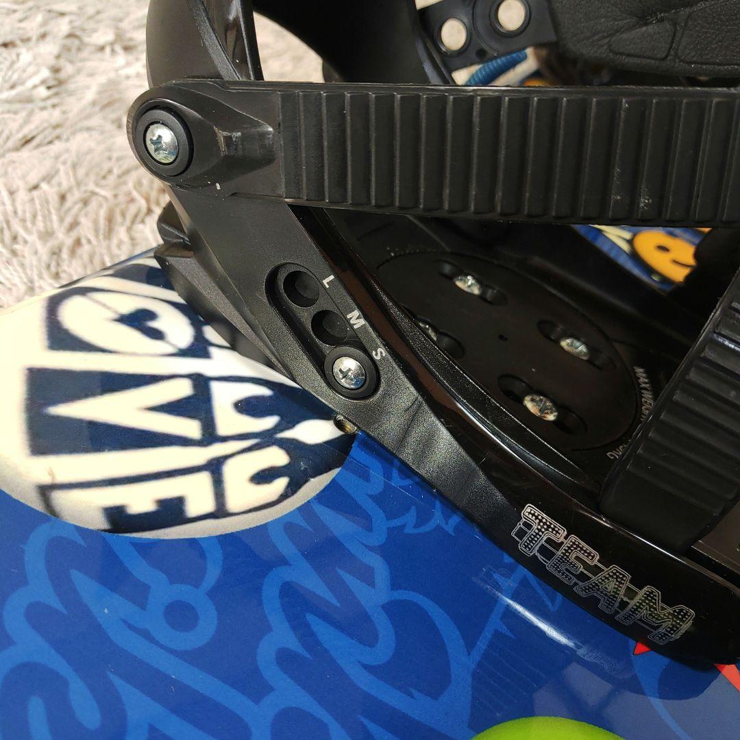 【110cm】ELAN SALMON スノーボード　ビンディング　キッズ　エラン