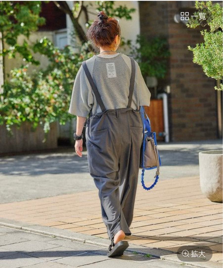 ニコアンド スタッフ be with M Misayo ラクテロサロペット L