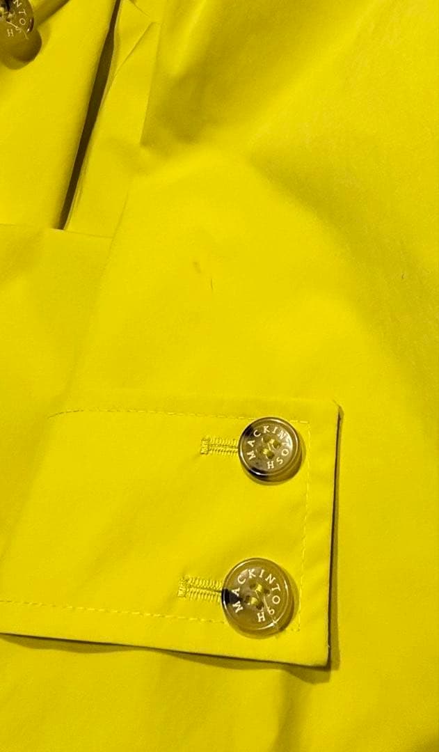 美品Macintosh イエロー　スプリングコート