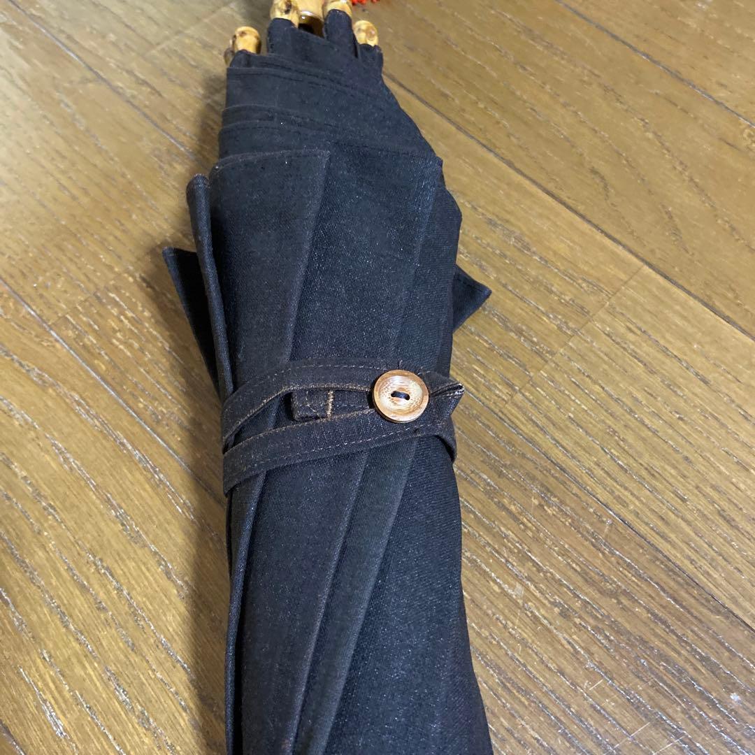 ツタエノヒガサ（長傘）麻：柿渋×泥染