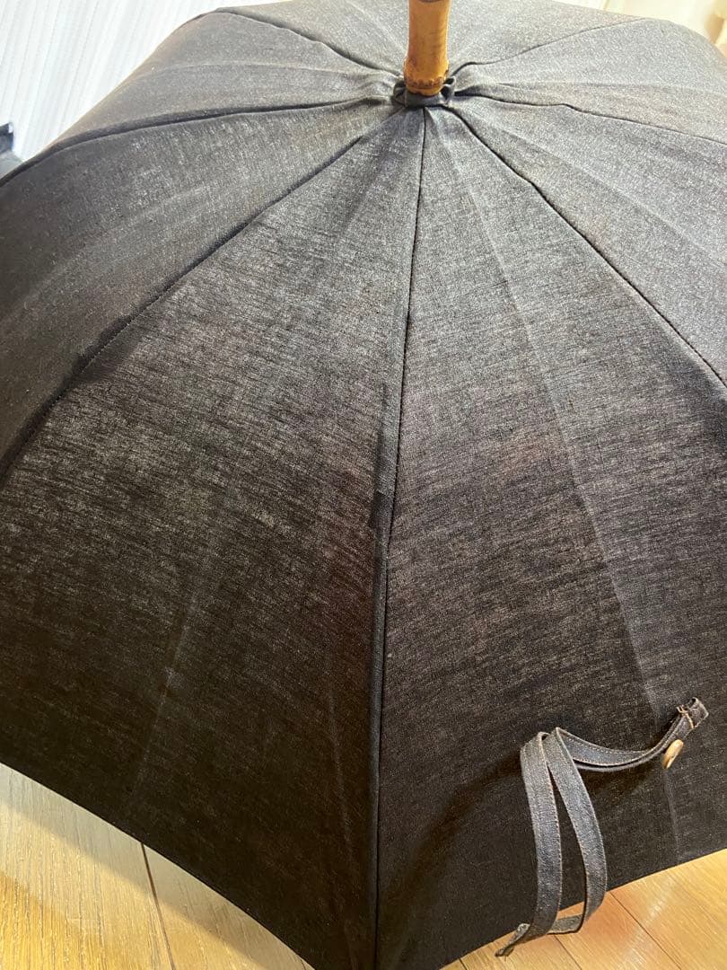 ツタエノヒガサ（長傘）麻：柿渋×泥染