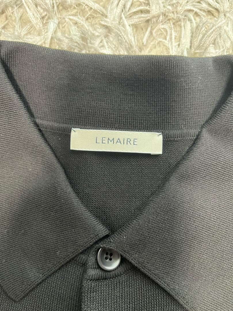 LEMAIRE ポロシャツ メンズ ブラック サイズM