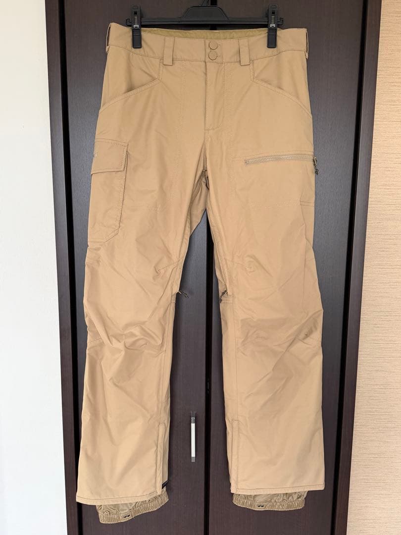 BURTON/パンツ/スノーボード/ベージュ/カーゴ/ウェア/チノパン/M/美品