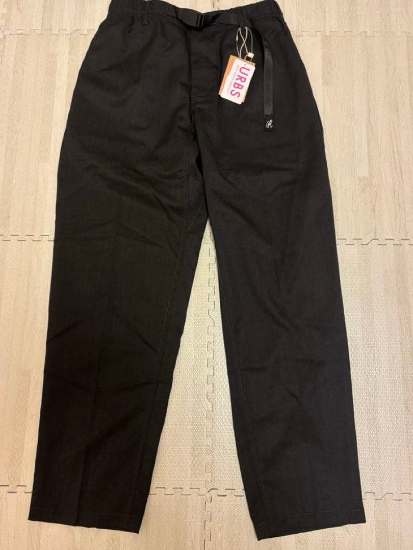 GRAMICCI LOWERCASE ワイドテーパードスラックス チャコール L