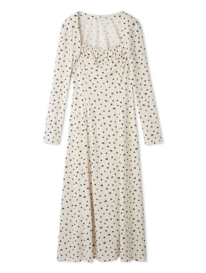 FRAY I.D フラワープリントボレロコンビキャミワンピース