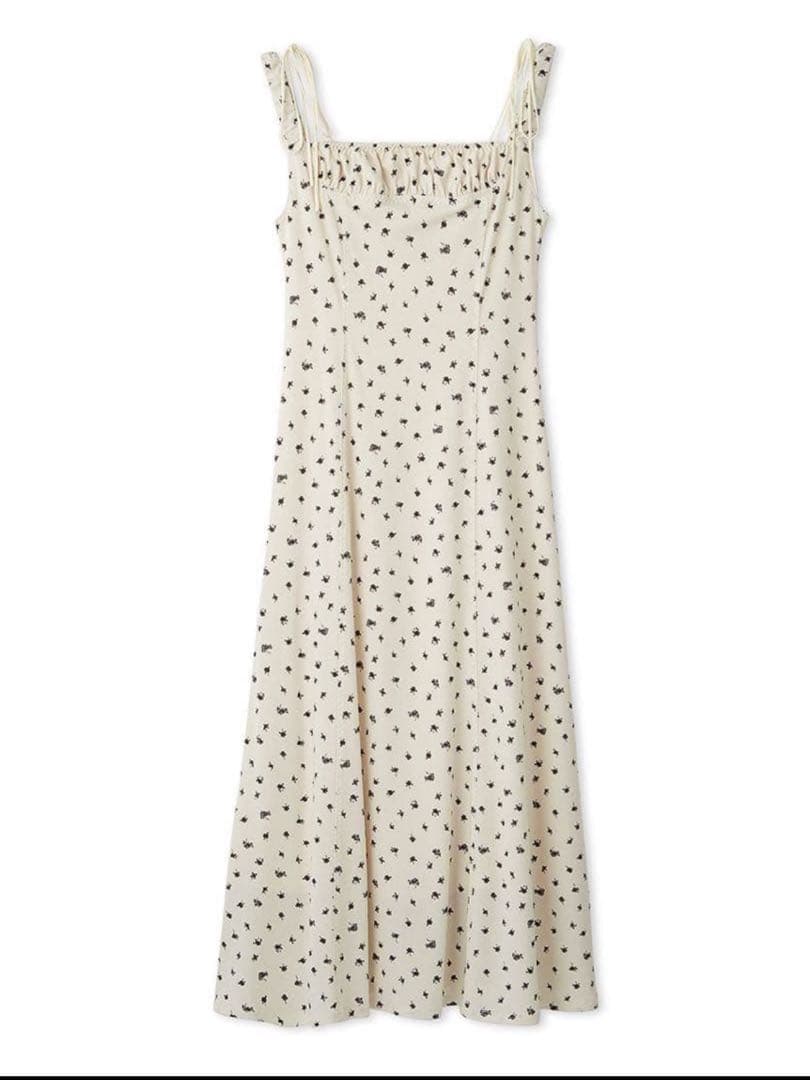 FRAY I.D フラワープリントボレロコンビキャミワンピース