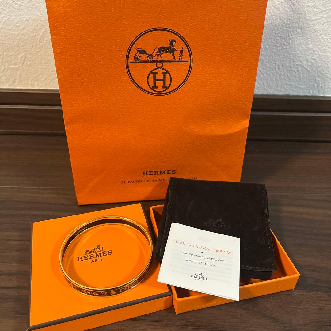 HERMES エルメス ゴールドバングル