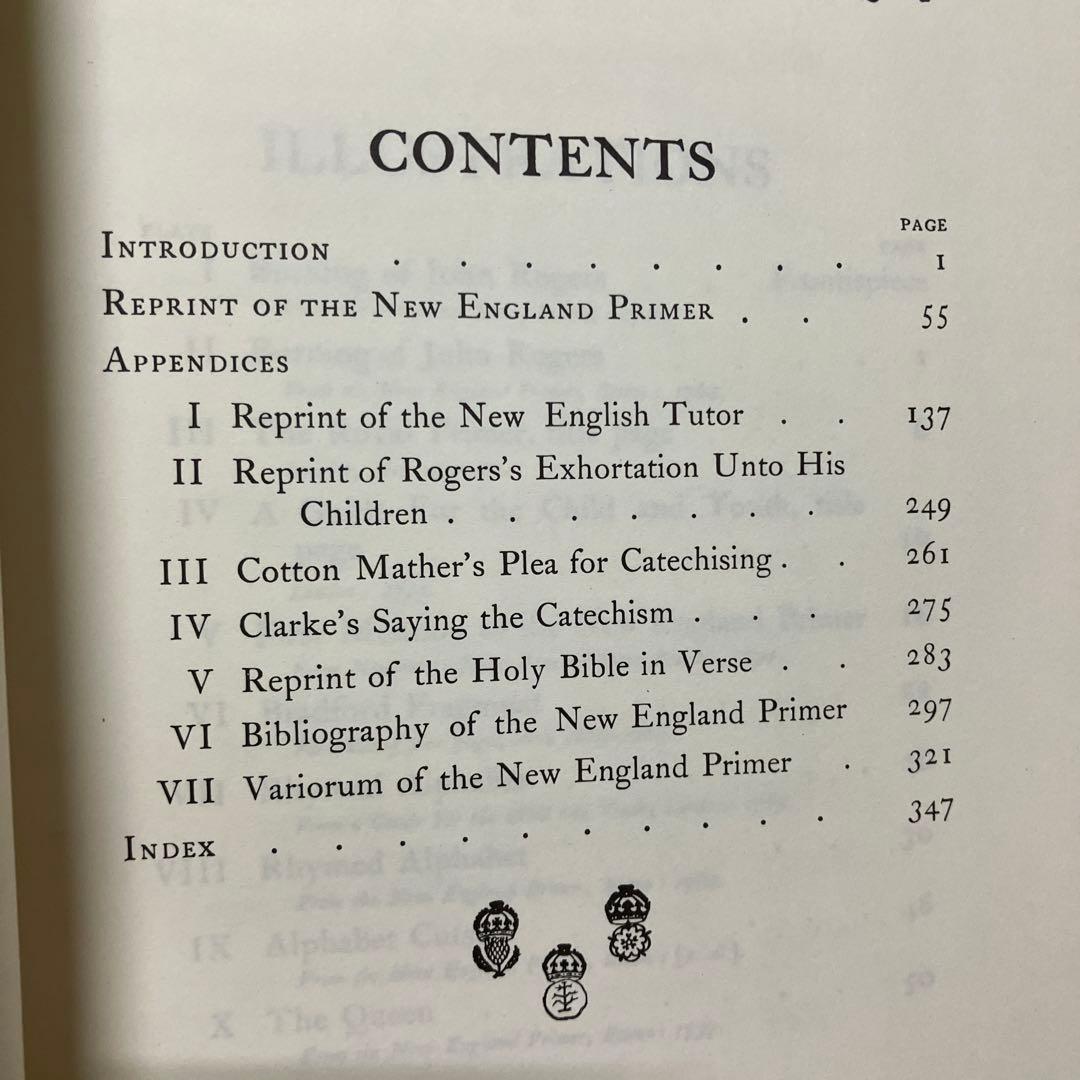 復刻版　英語洋書　ニューイングランド初等読本