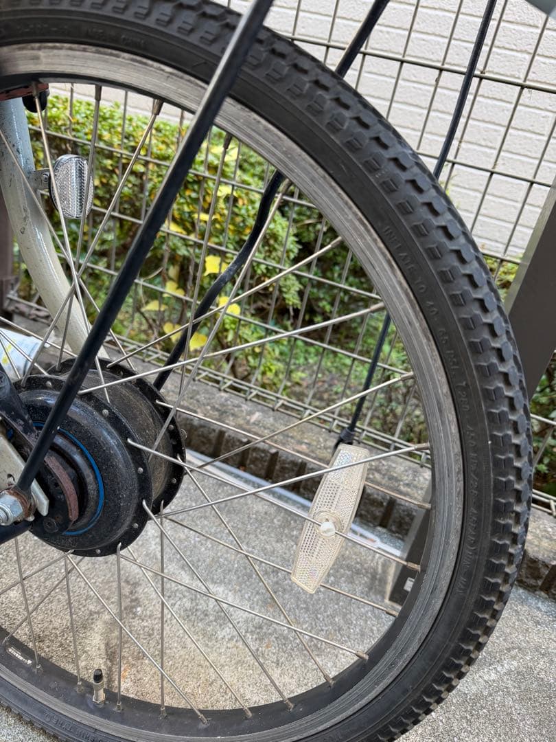 ※直接取引のみ※ブリヂストン ビッケ 電動アシスト自転車 チャイルドシート付き