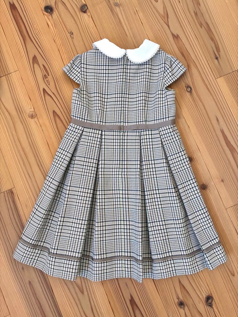 フォーマルドレスセット チェック柄　靴19cm