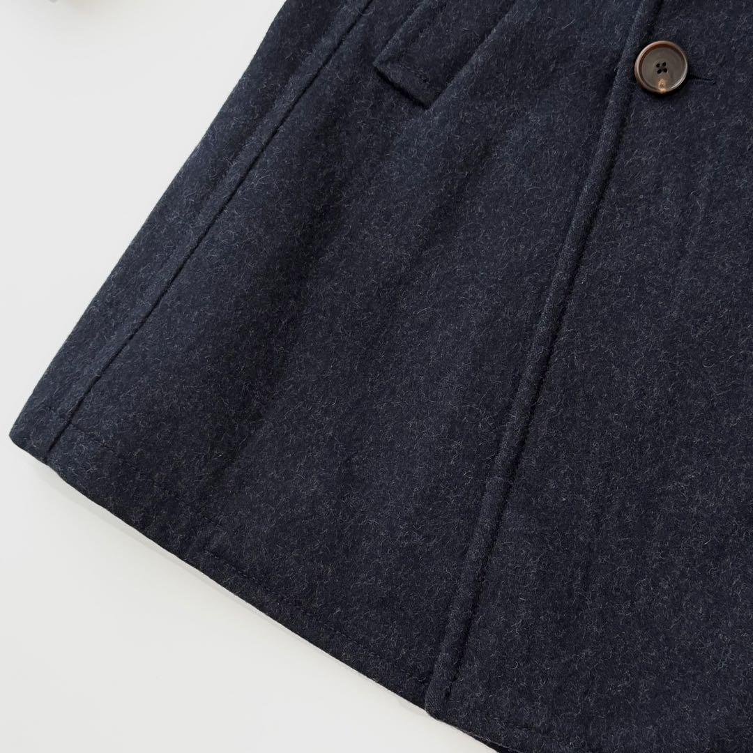 シーラップ Genova ジェノバ ウール メルトン ダブル ロング Pコート