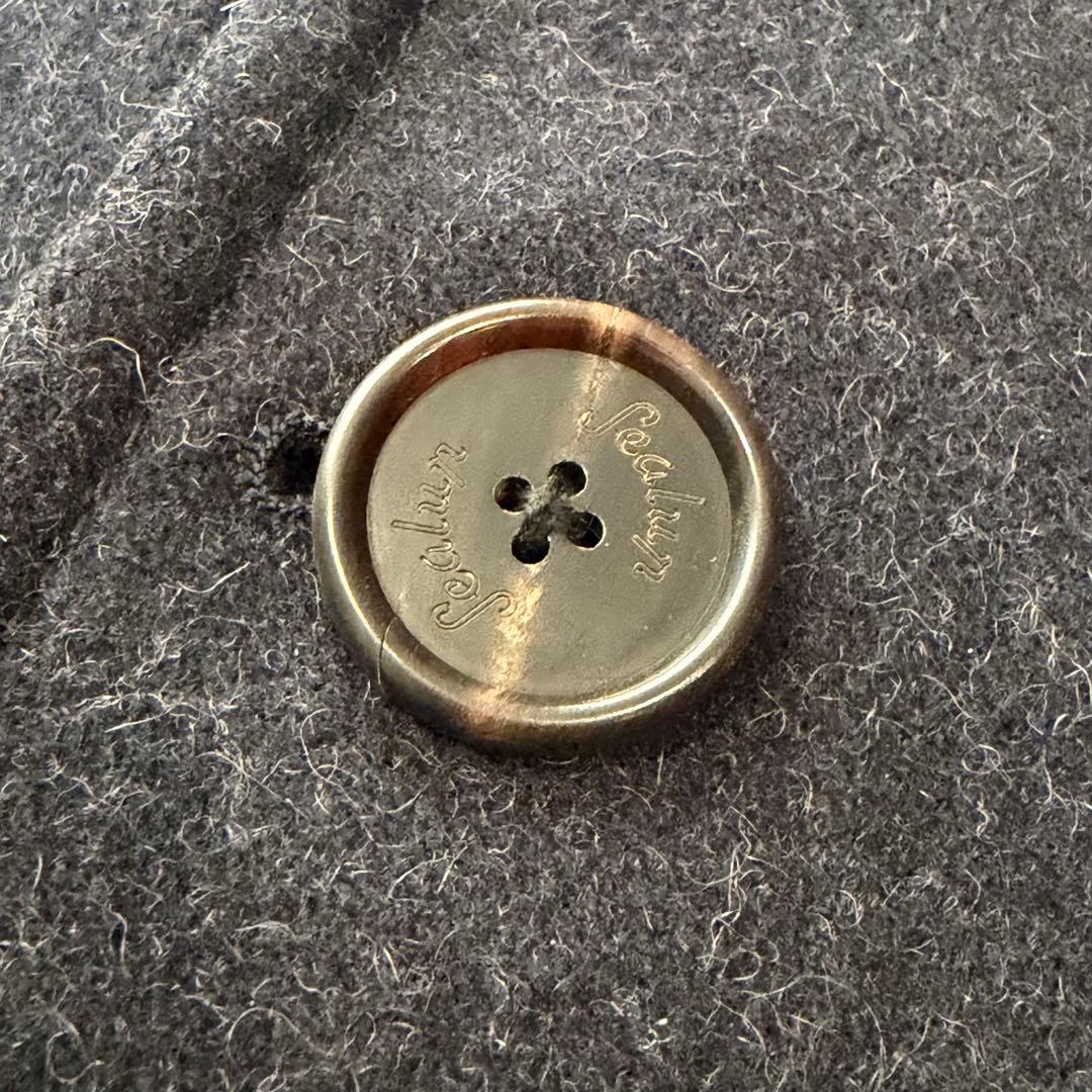 シーラップ Genova ジェノバ ウール メルトン ダブル ロング Pコート