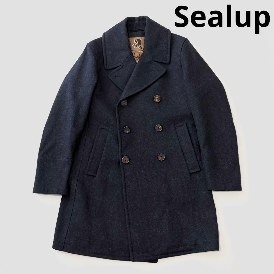 シーラップ Genova ジェノバ ウール メルトン ダブル ロング Pコート