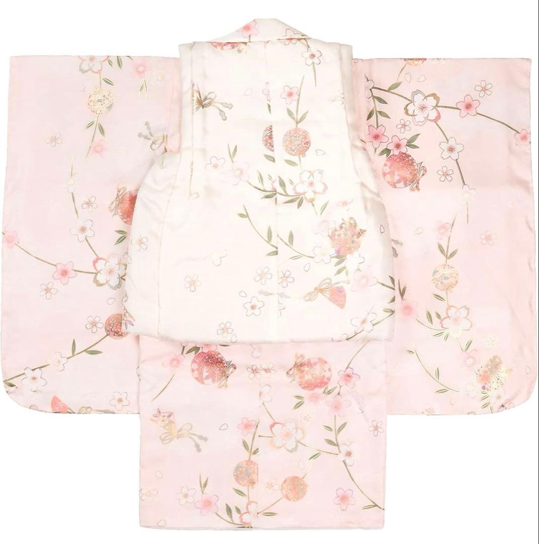 【新品未使用】七五三　3歳　女の子　着物フルセット