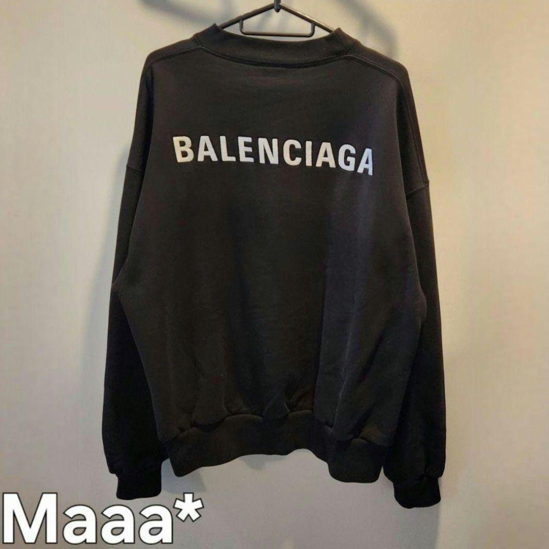 ma♡様♡BALENCIAGA　刺繍　ロゴ　スウェット　トレーナー