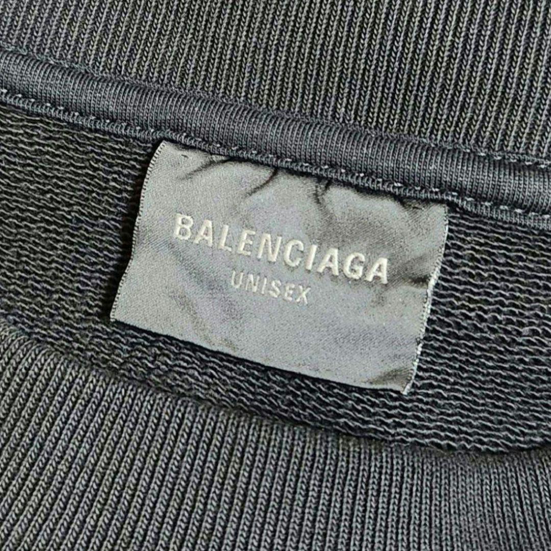 ma♡様♡BALENCIAGA　刺繍　ロゴ　スウェット　トレーナー