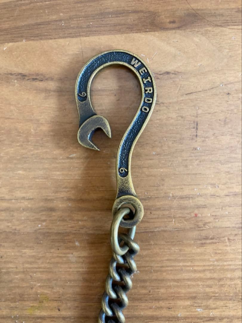 WEIRDO ウォレットチェーン ブロンズ