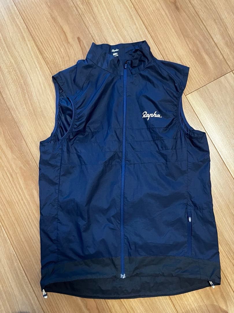 【値下げしました】Rapha サイクルジャージ ジレ　 S ネイビー　メンズ