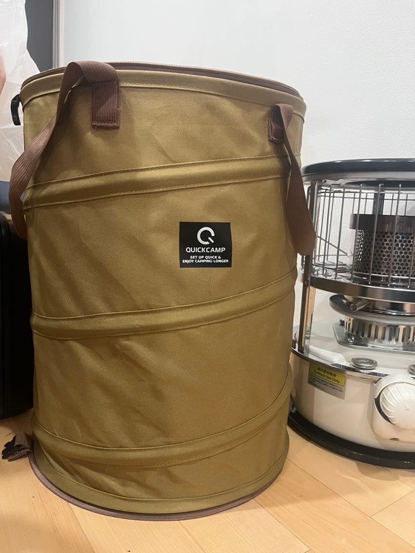 PASECO 美品 円筒形ホワイト石油ストーブ　白