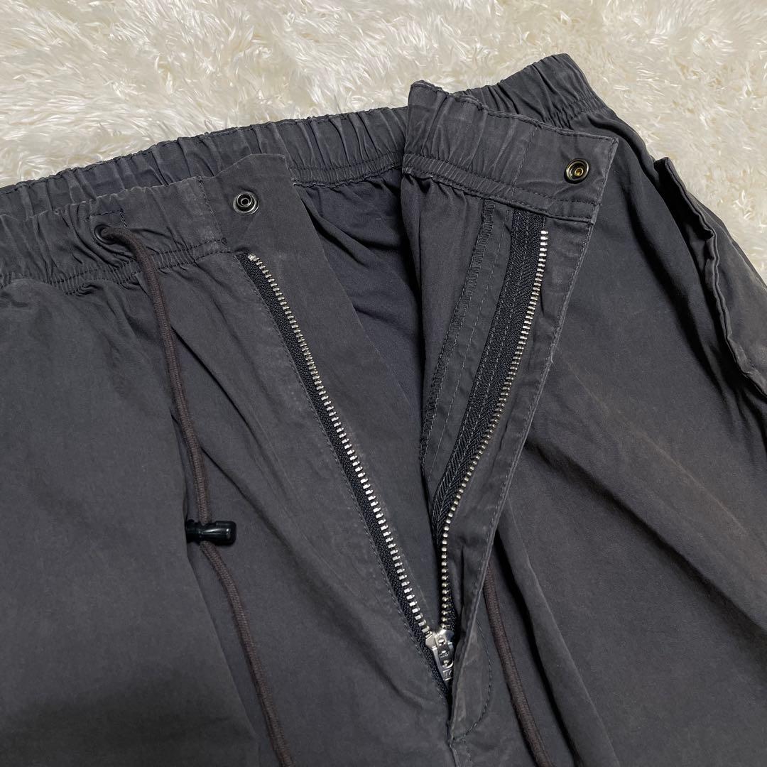 パンツ STUSSY NYCO OVER TROUSERS Washed BLACK