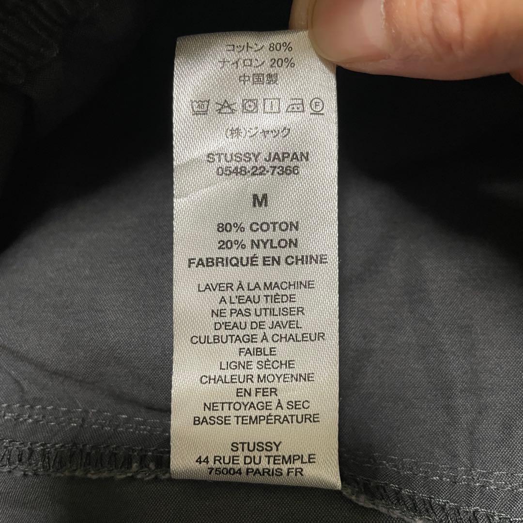 パンツ STUSSY NYCO OVER TROUSERS Washed BLACK