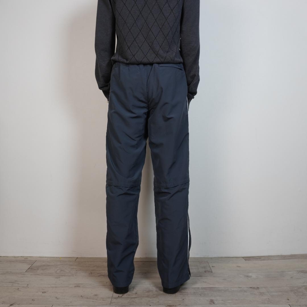 00s NIKE サイドライン ナイロントラックパンツ 裾ジップ/DZ165