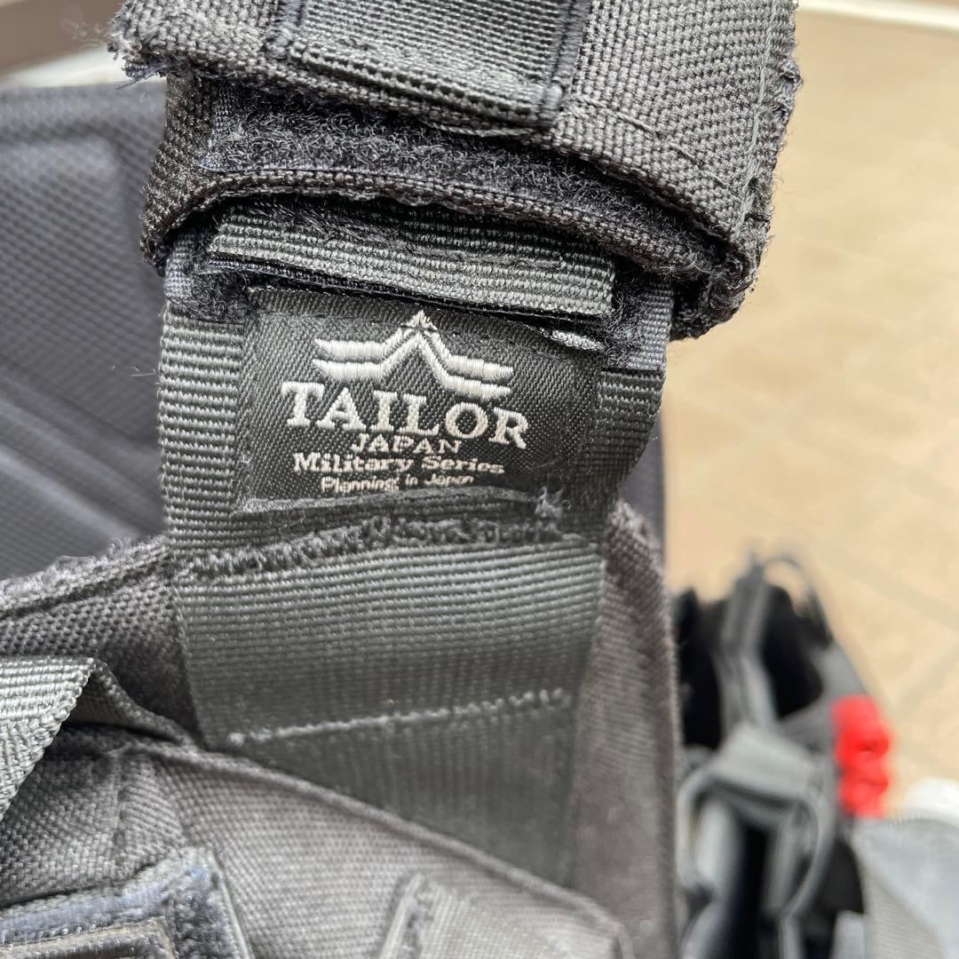 実物 TAILOR JAPANプレートキャリア ブラック