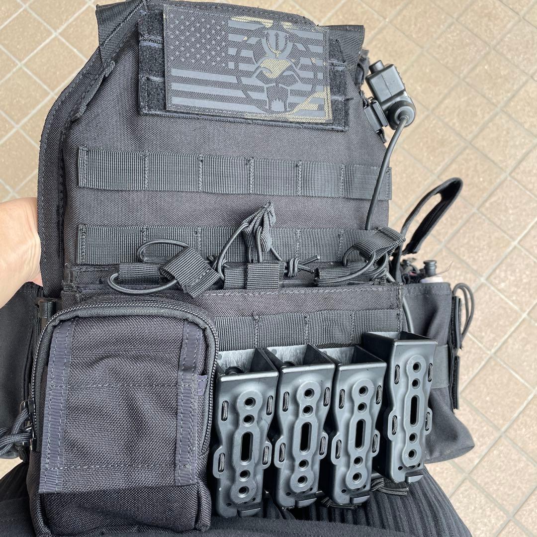 実物 TAILOR JAPANプレートキャリア ブラック