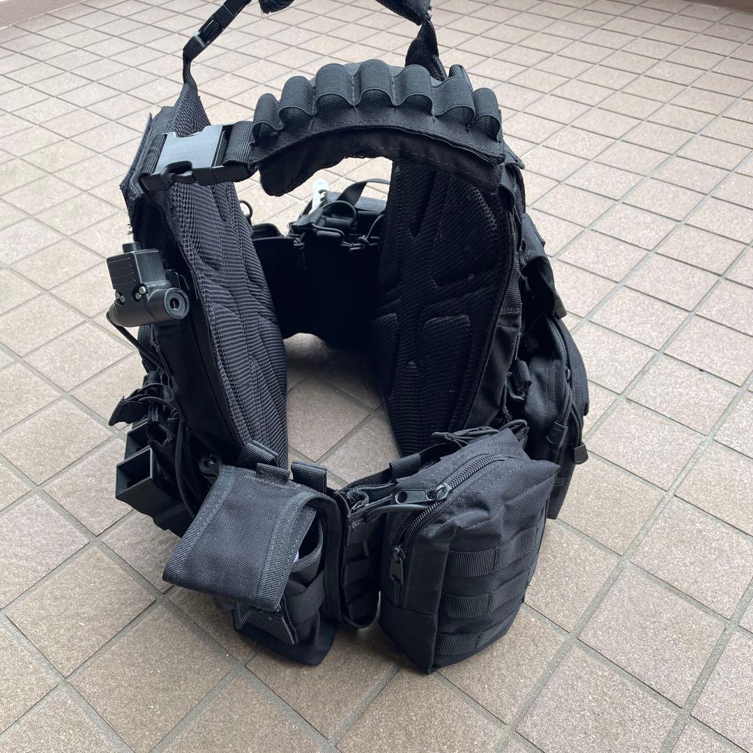 実物 TAILOR JAPANプレートキャリア ブラック