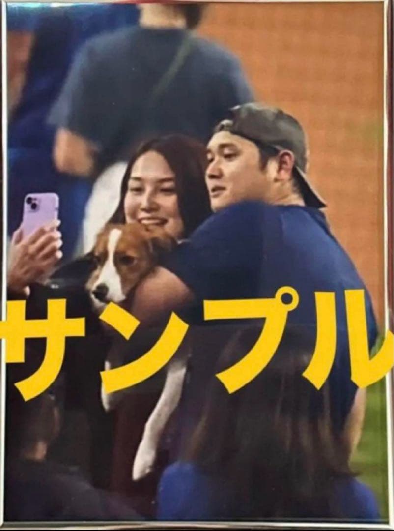 MLB 【 大谷翔平 田中真美子 】USA1ドル札フレーム証明書付、クオカード他