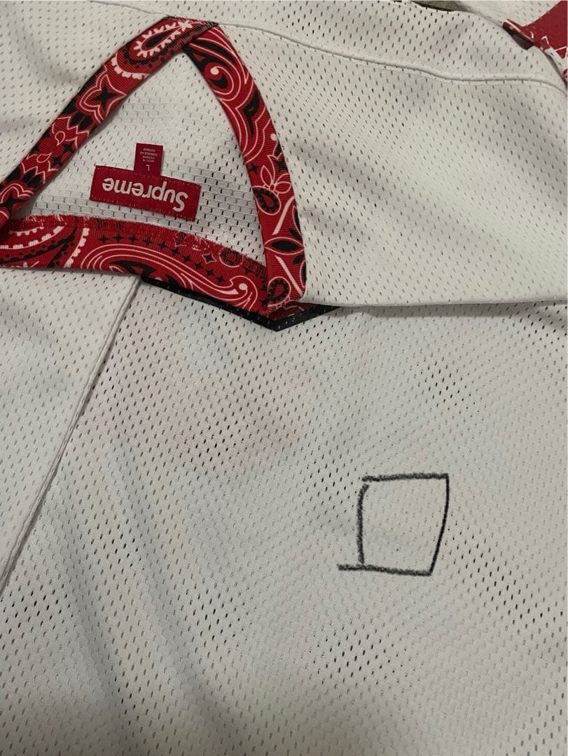Supreme Bandana Football Jersey 39ロゴ L