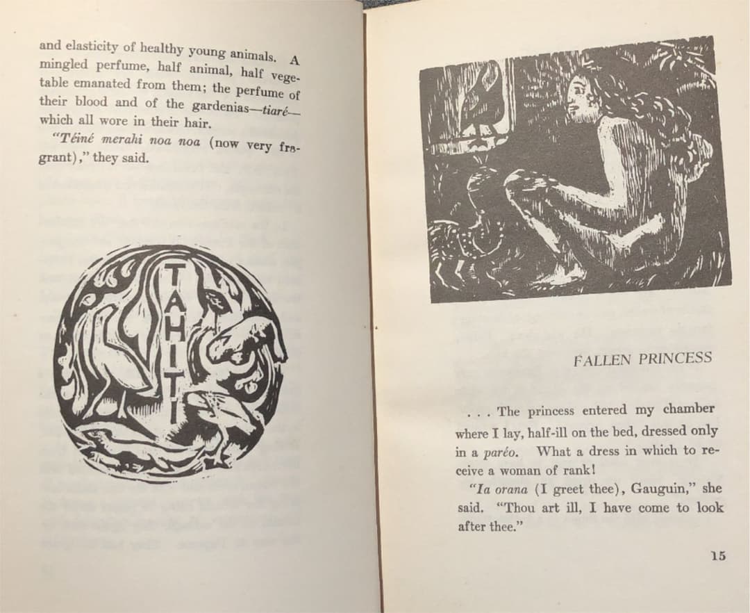 アート・デザイン・音楽 Noa Noa My Voyage To Tahiti Paul Gauguin