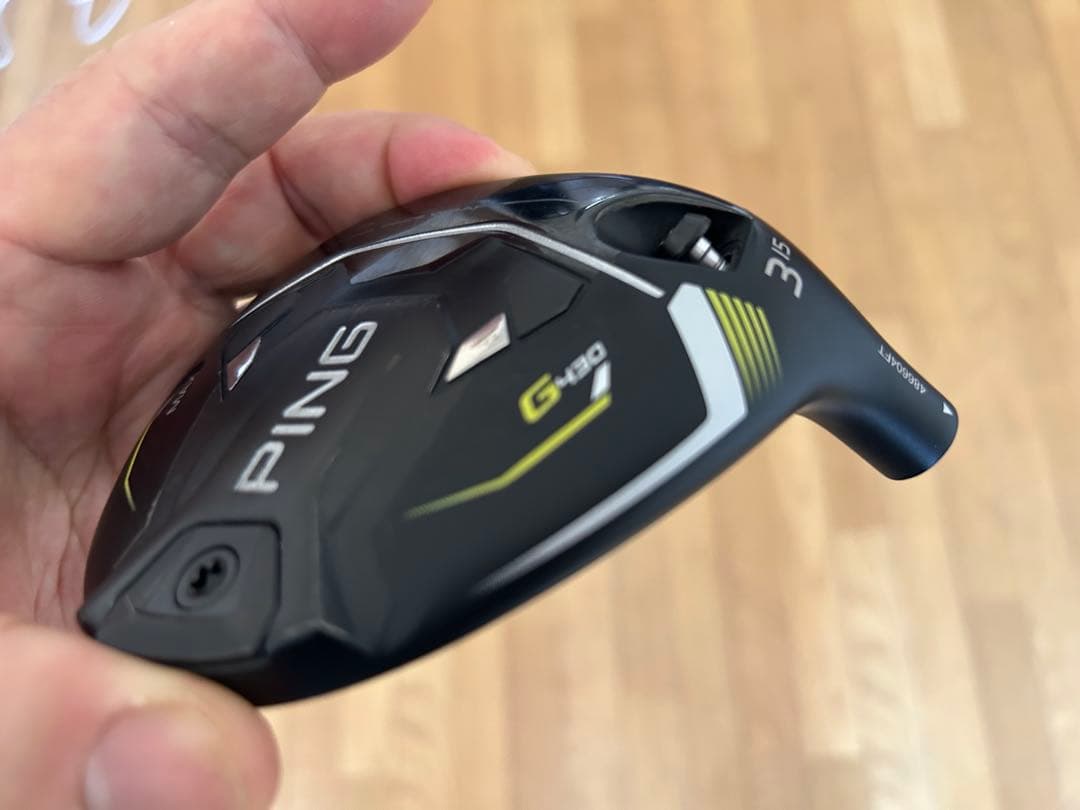 PING G430 3W 15度 ツアーChrome 75Rシャフト、カバー付き